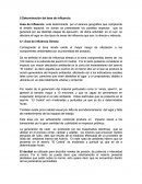 Determinación del área de influencia