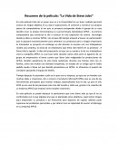 Resumen de la vida de Steve Jobs.