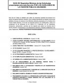 GUÍA DE Requisitos Mínimos de las Solicitudes presentadas ante esta Sección POR LOS AUXILIARES DE LA FUNCIÓN PÚBLICA ADUANERA