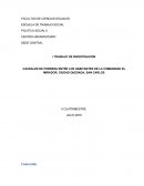 ¿Cuáles son las causas precisas que afectan a los habitantes de la comunidad El Mirador para que estos se encuentren en situación de pobreza?