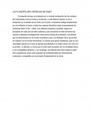 LA FILOSOFÍA DEL DERECHO DE KANT.