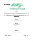 Ensayo sobre conceptos utilizados en metodología de la investigación.