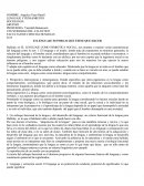 El LENGUAJE ES POR LO QUE TIENE QUE HACER