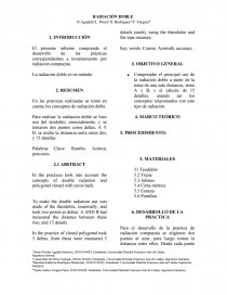 RADIACIÓN DOBLE. El presente informe comprende el desarrollo de las prácticas correspondientes a levantamiento por radiación compuesta.. Página 1