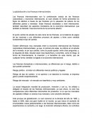 La Globalizacion y las finanzas internacionales.