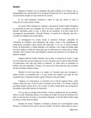 Benjamín Chaparro era un empleado del poder judicial de la Nación, que se desempeñaba como prosecretario en el Juzgado de Instrucción nº41, que al momento de retirarse decide cumplir un viejo sueño de ser escritor.