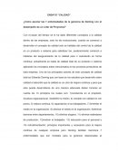 Ensayo sobre calidad. ¿Cómo asociar las 7 enfermedades de la gerencia de Deming con el desempeño de un Líder de Proyectos?