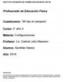 Cuestionario: “Mi hijo el campeón”