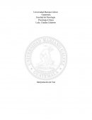 La paciente dibujo una figura más joven tiene una fijación emocional a esa edad y tiene tendencias regresivas.