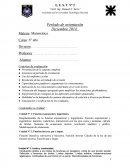 Ctividades de repaso para el período de orientació