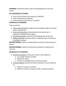 ECONOMIA: estudio del modo en que la sociedad gestiona sus recursos escasos