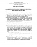 GUÍA DE PROBLEMAS SOBRE CALOR Y PRIMERA LEY DE TERMODINÁMICA