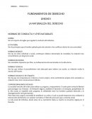 LA NATURALEZA DEL DERECHO - NORMAS DE CONDUCTA Y LEYES NATURALES