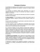 Estrategias de Enseñanza.