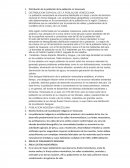 Distribución de la población en venezuela.