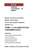 ¿Qué son los valores fundamentales?