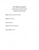 Cátedra: Seminario de Educación Temprana.