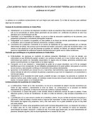 ¿Qué podemos hacer como estudiantes de la Universidad Fidélitas para erradicar la pobreza en mi país?