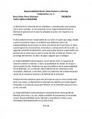 Responsabilidad Moral, Determinismo y Libertad