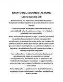 ENSAYO DEL DOCUMENTAL HOME.