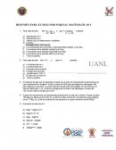 RESUMEN PARA EL SEGUNDO PARCIAL MATEMATICAS 3