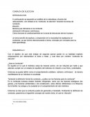 CONDUCTA DE ELECCIÓN
