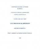 La última noche del emperador