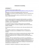 Introducción al marketing. ACTIVIDAD 7ª