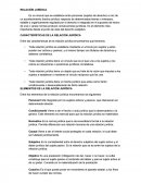RELACIÓN JURÍDICA. CARACTERÍSTICAS