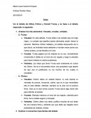 Analisis del ultimo debate de H. Clinton y D. Trump