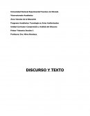 Discurso y Texto