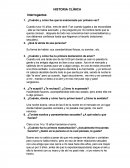 HISTORIA CLÍNICA Interrogantes
