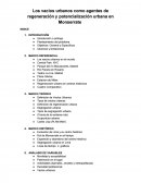 Los vacíos urbanos como agentes de regeneración y potencialización urbana en Monserrate