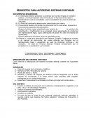 Requisitos para autorizar un sistema contable