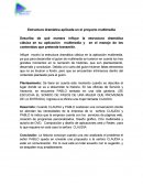 Estructura dramática aplicada en el proyecto multimedia