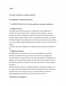 Tema 2 CLASIFICACION DE LAS OBLIGACIONES.