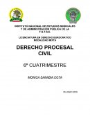 AUTO DERECHO PROCESAL CIVIL SEXTO CUATRIMESTRE