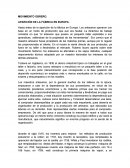 MOVIMIENTO OBRERO. APARICIÓN DE LA FÁBRICA EN EUROPA.