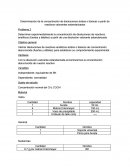 Determinación de la concentración de disoluciones ácidas o básicas a partir de reactivos valorantes estandarizados