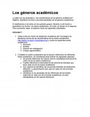 ¿Cuáles son los propósitos y las características de los géneros académicos?