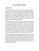 Ensayo conflicto armado colombiano