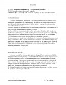 Los hábitos de alimentación y el rendimiento académico”