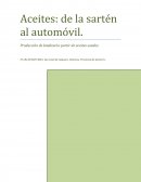 Aceites: de la sarten al automóvil