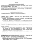 DESARROLLO DE UNA SEGUNDA LENGUA.