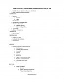 Contenido Plan de Mantenimiento.
