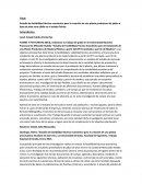 Estudio de factibilidad técnico económico para la creación de una planta productora de jabón a base de aloe vera sábila en el estado Falcón.