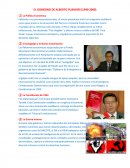 El gobierno de Alberto Fujimori.