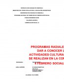 PROGRAMA NACIONAL DE FORMACIÓN DE COMUNICACIÓN SOCIAL.