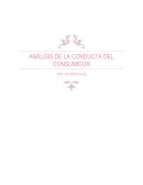 ANÁLISIS DE LA CONDUCTA DEL CONSUMIDOR