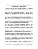 Capacidades cognititvas del niño desde el nacimiento hasta etapa preescolar